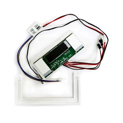 Сенсорний вимикач для зеркал LB-086, LED-годинник, 2 кл., 65W, Defogger, dimmer, DC12-24V,реле 22 00-00021300-1 фото