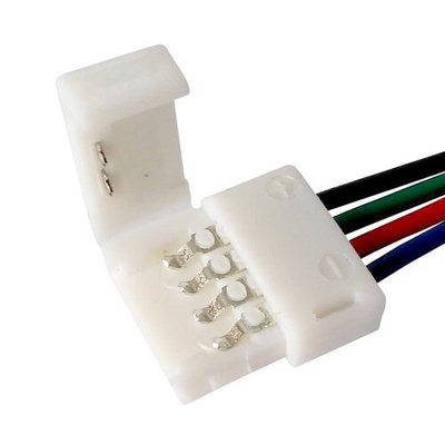 Конектор для світлодіодних стрічок OEM SC-08-SW-10-4 10mm RGB joint wire 00-00000477-1 фото