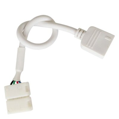 Конектор для свiтлодiодних стрiчок OEM SC- 10mm RGB joint joint-F wire (затискач-дрiт-затискач "папа 00-00000567-1 фото